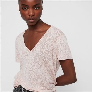 All Saints Emelyn Leo Burnout T-Shirt